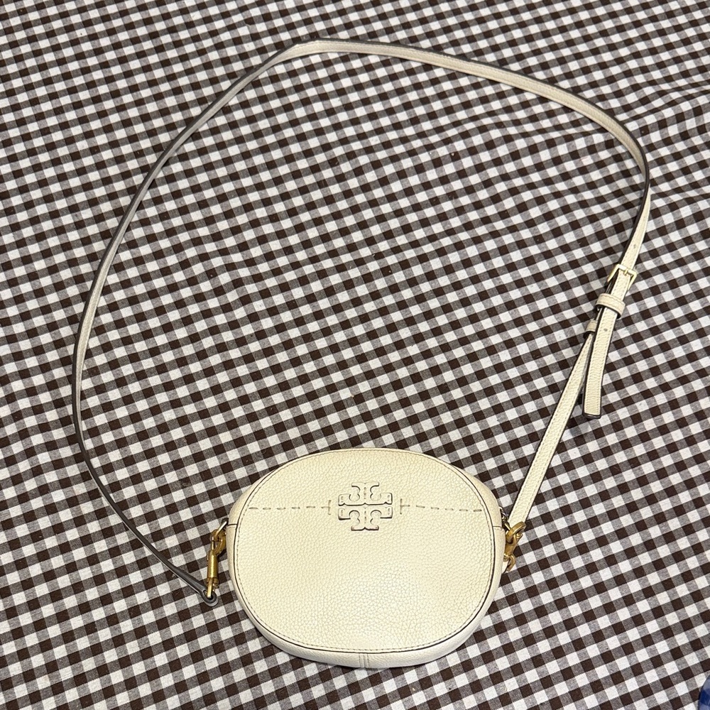 Tory Burch Cream Crossbody Bag